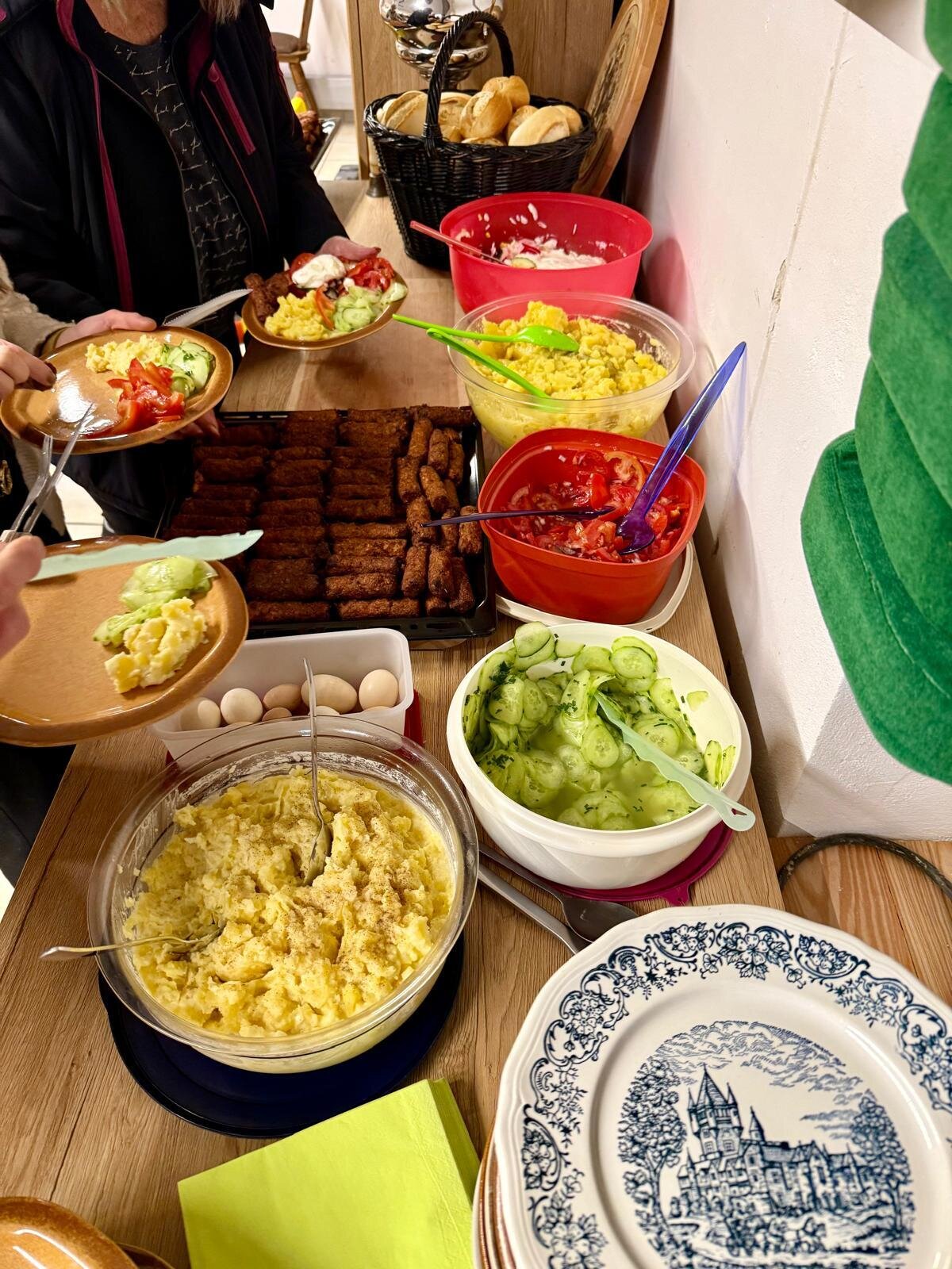 Fischwürstbuffet