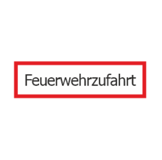 Feuerwehrzufahrt