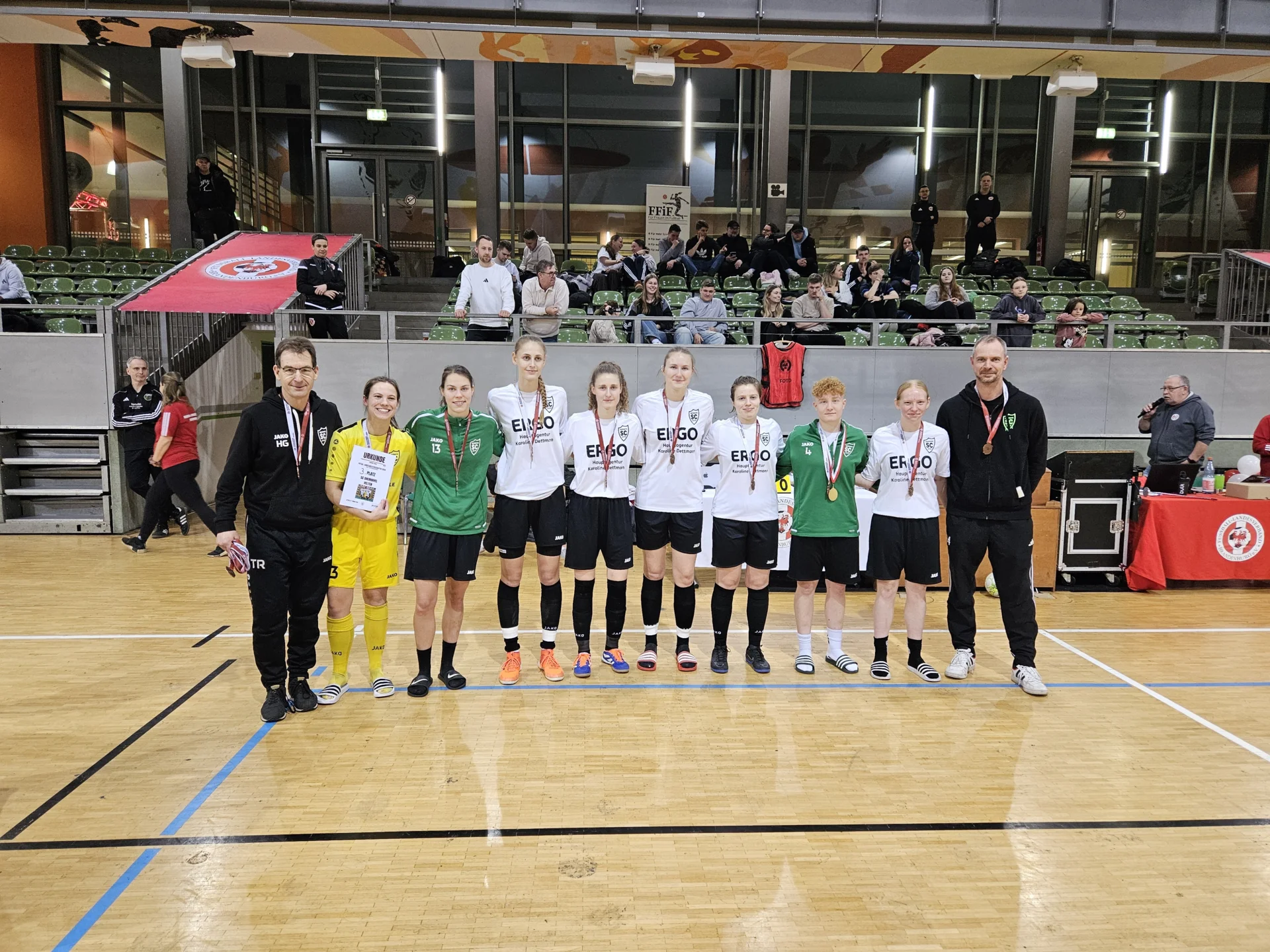 Der SC Oberhavel Velten freut sich über Bronze.