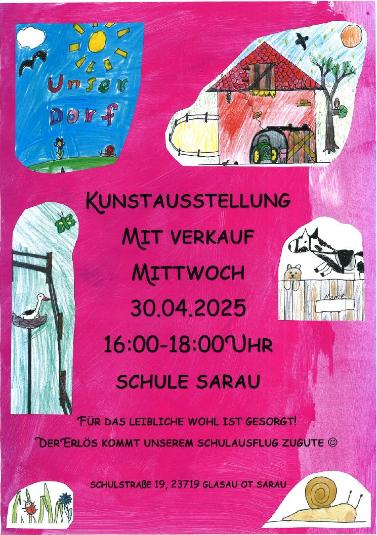 Kunstausstellung Schule 30.04.2025