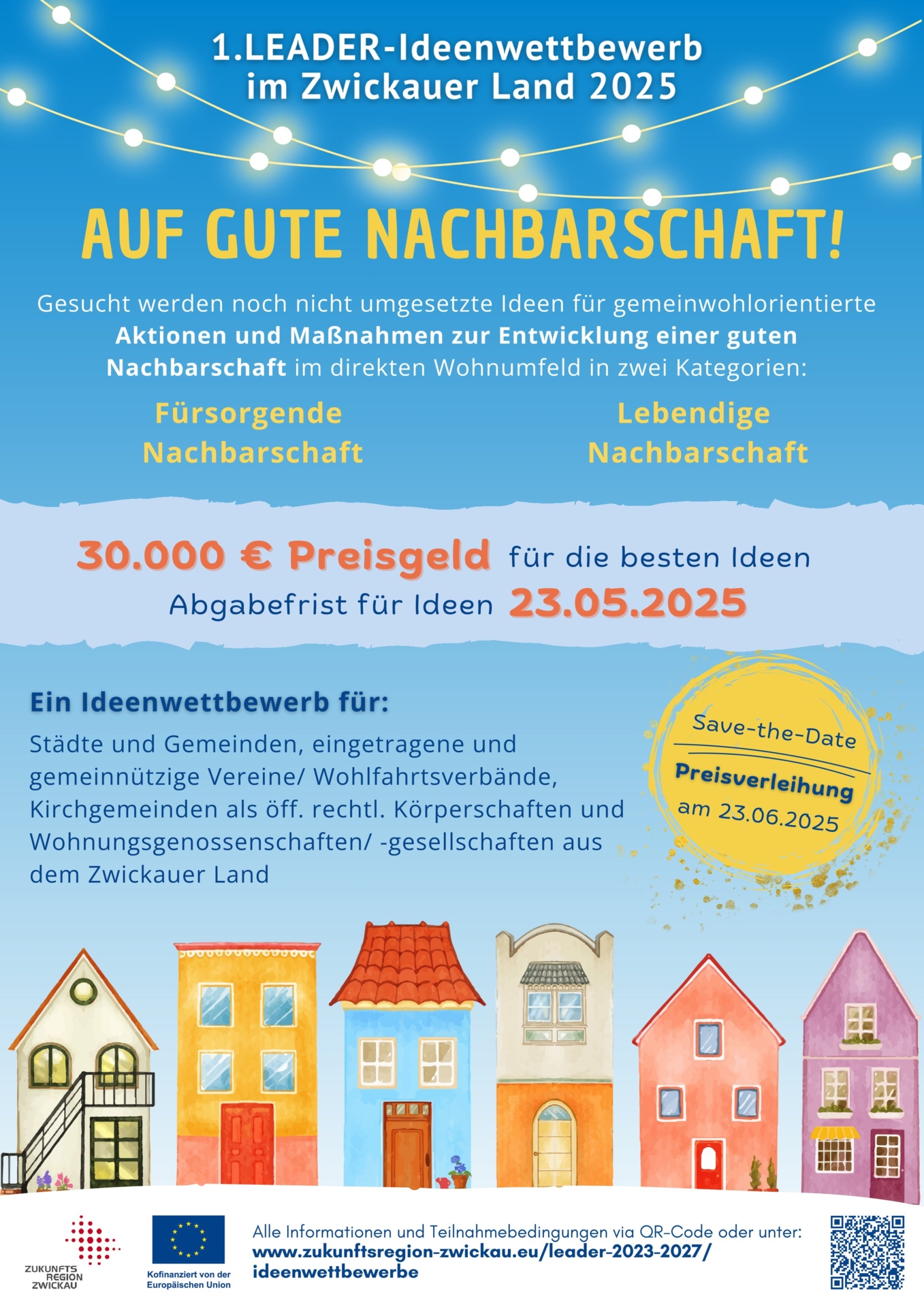 Plakat LEADER Ideenwettbewerb