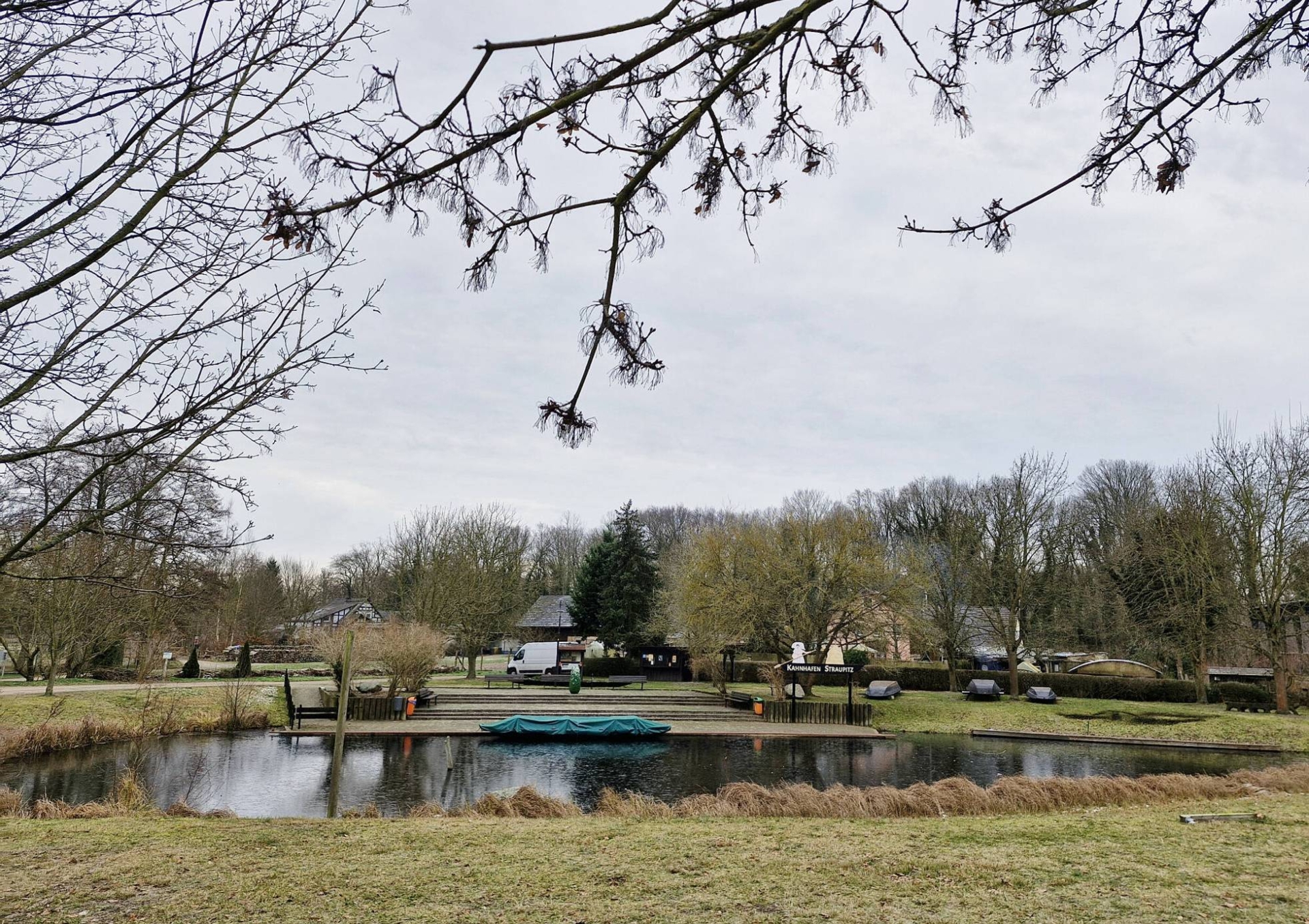 Der Hafen in Straupitz. Foto: Ingrid Hoberg