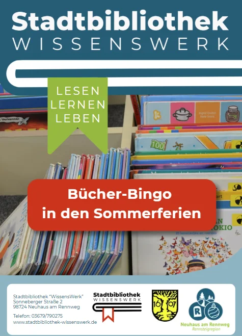 Bücher-Bingo Flyer