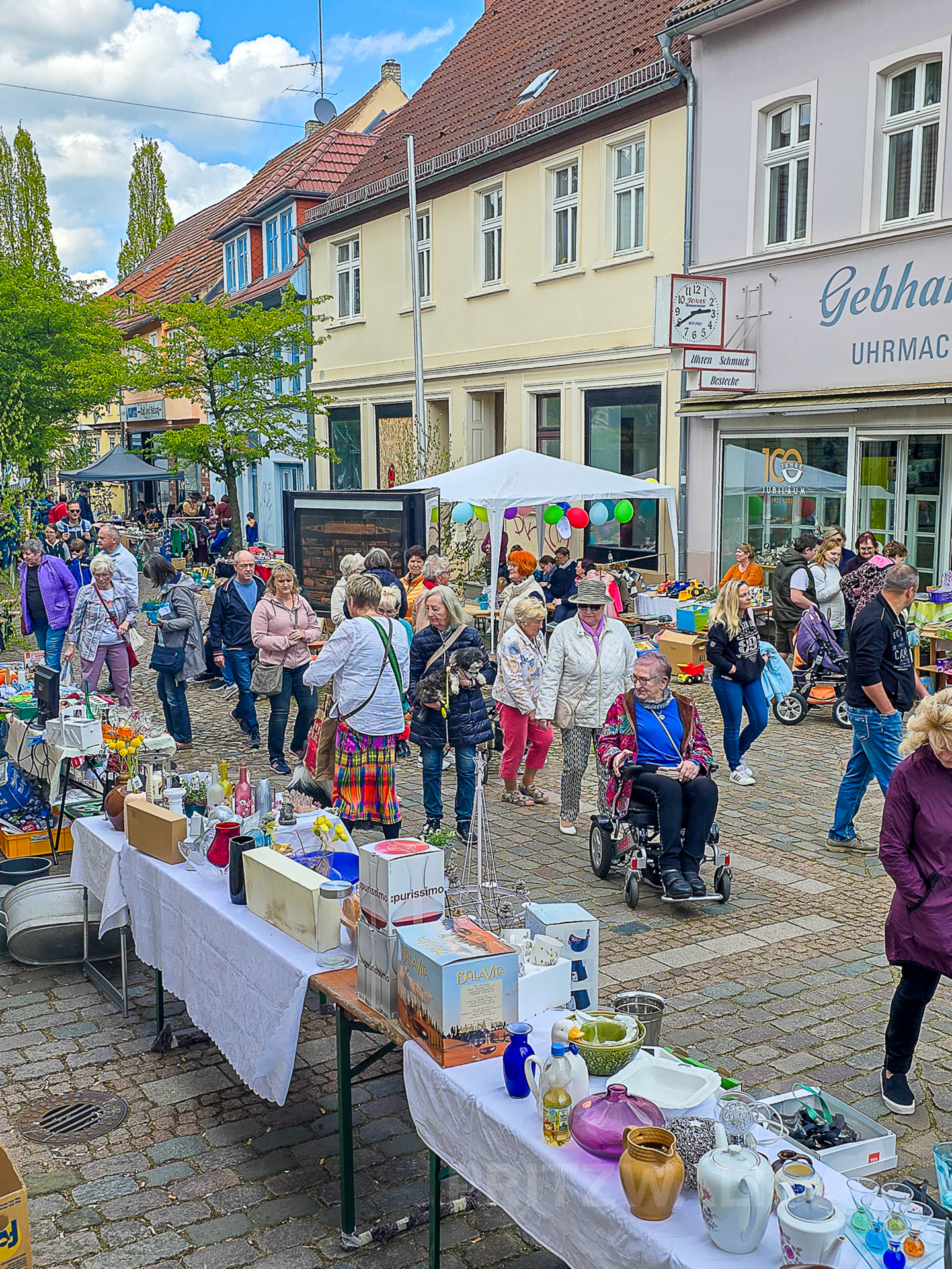 Der große Frühlingsflohmarkt lädt wieder zum Stöbern ein. Foto: Stadt Pritzwalk