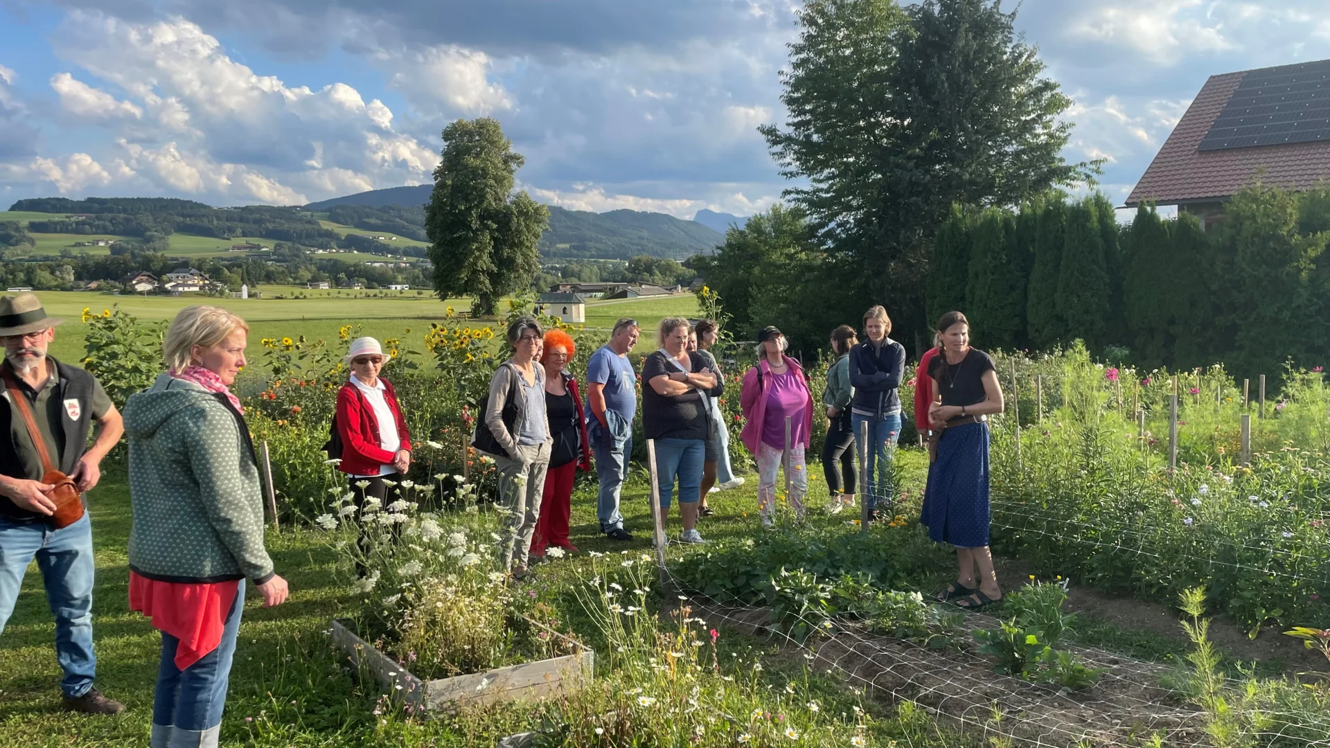 Besuch im 2000m² Blumengarten