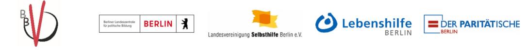 Behindertenparlament Berlin - Logos