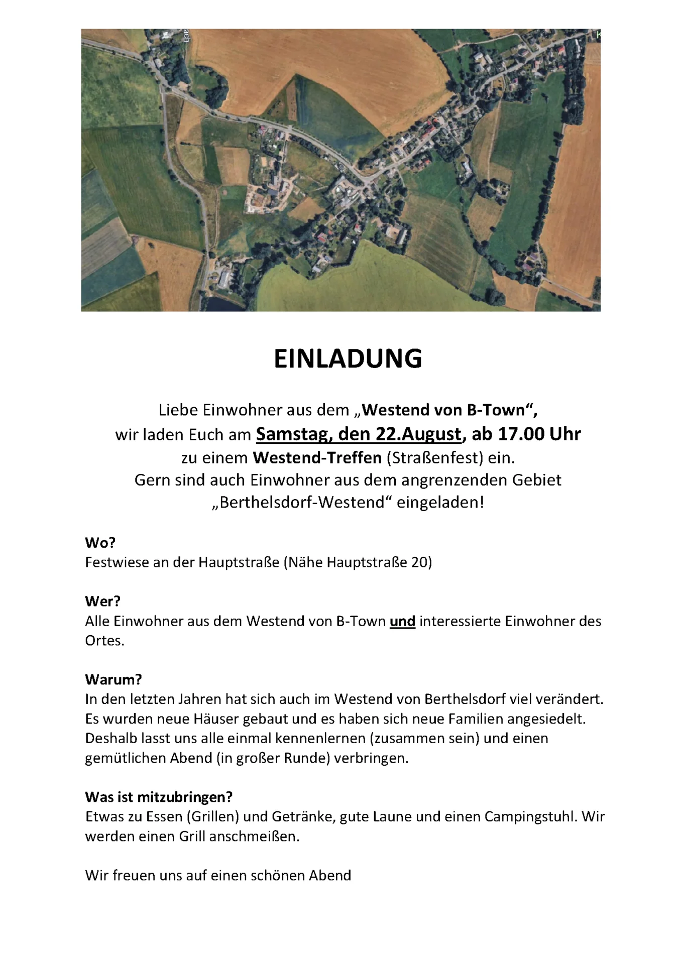 Straßenfest Berthelsdorf