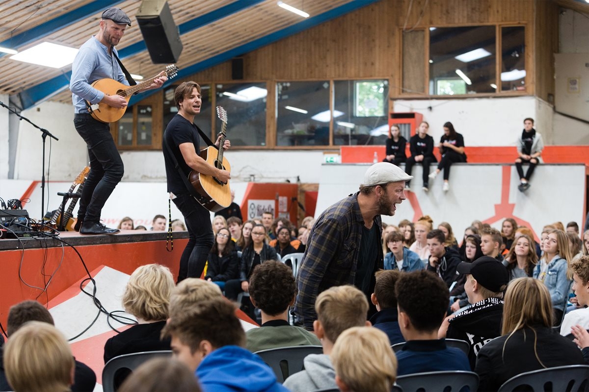 Das Trio Tumult aus Dänemark spielt beim 'SHARE MY MUSIC-Festival' 2025