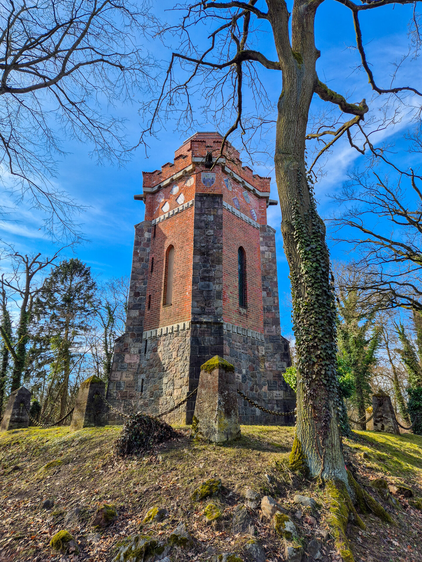 Auch von unten wieder etwas freier: der Bismarckturm auf dem Trappenberg. Foto: Stadt Pritzwalk