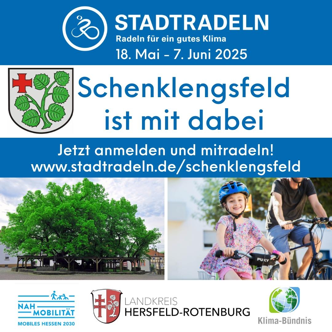 Stadtradeln 2025 - Schenklengsfeld ist mit dabei
