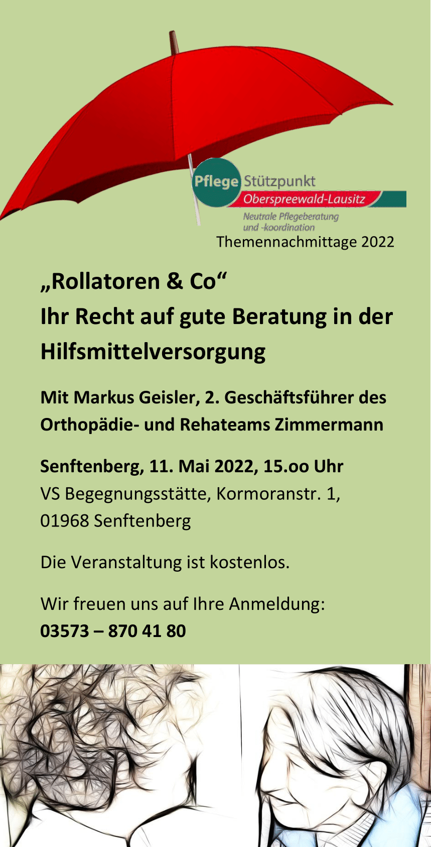 Themennachmittag des PSP in Senftenberg „Rollatoren und Co“