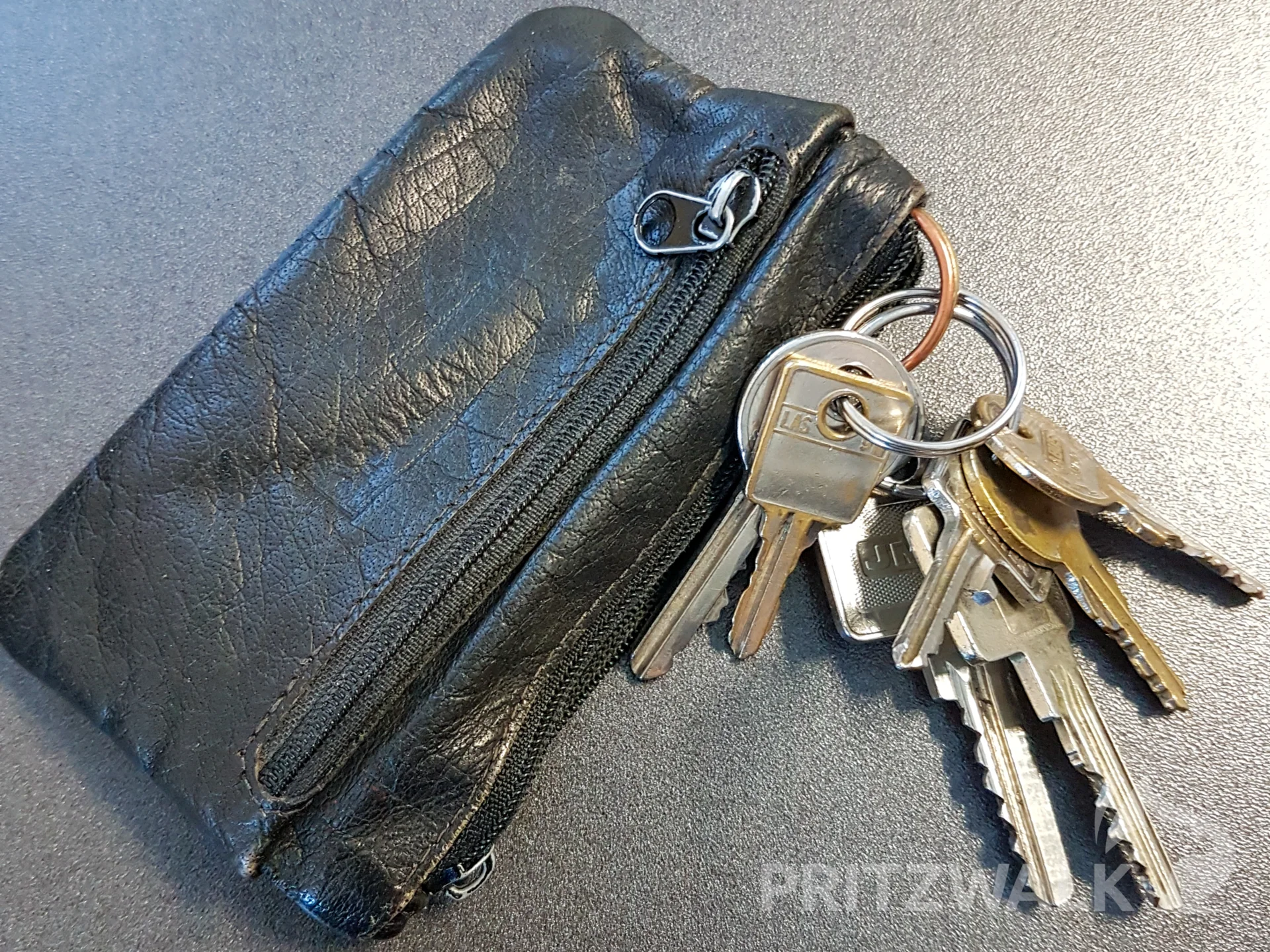Schlüsselbund mit Tasche Foto: Stadt Pritzwalk