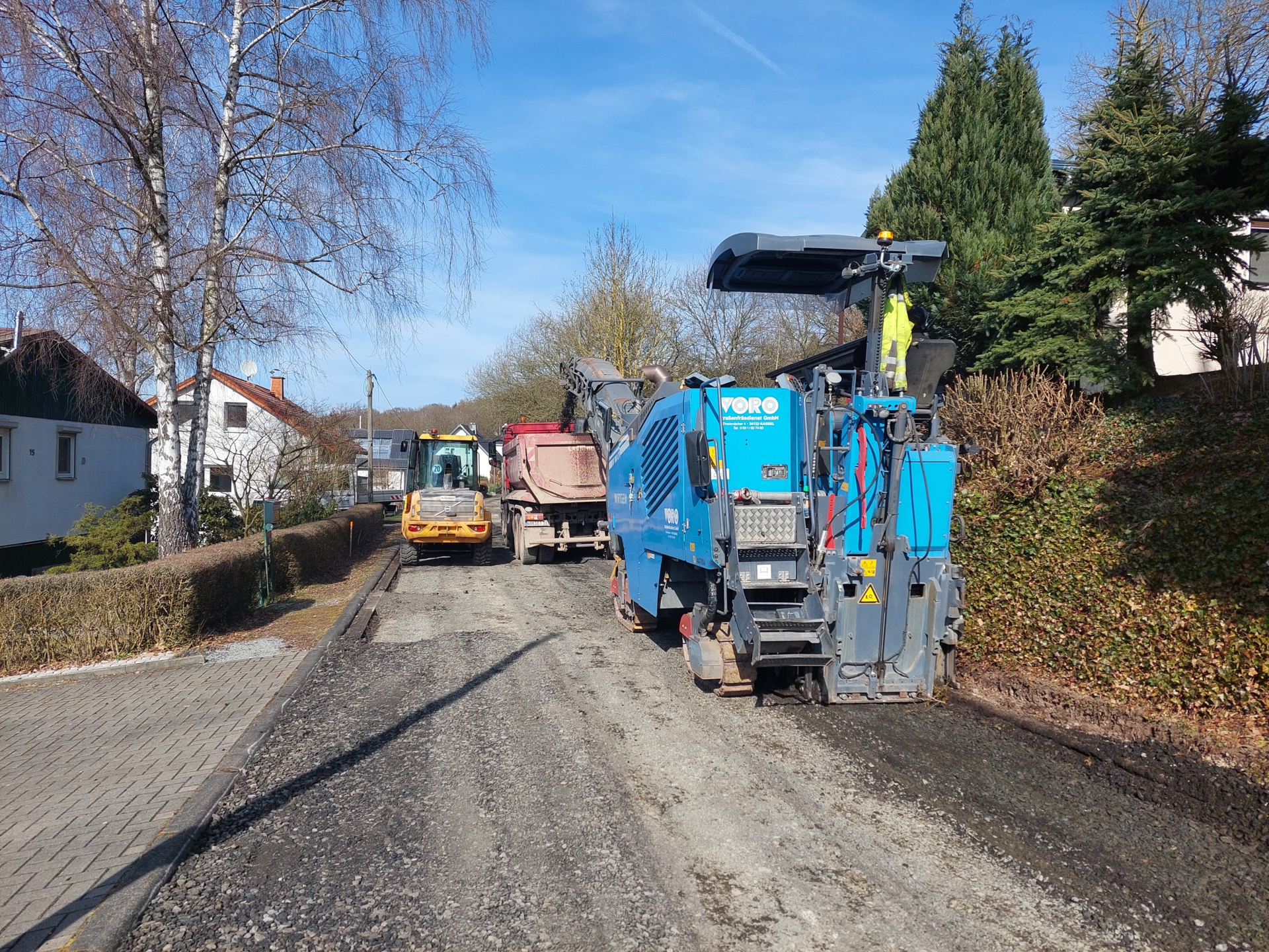 Baumaschinen Fa. Räuber Hermann-Löns-Strasse