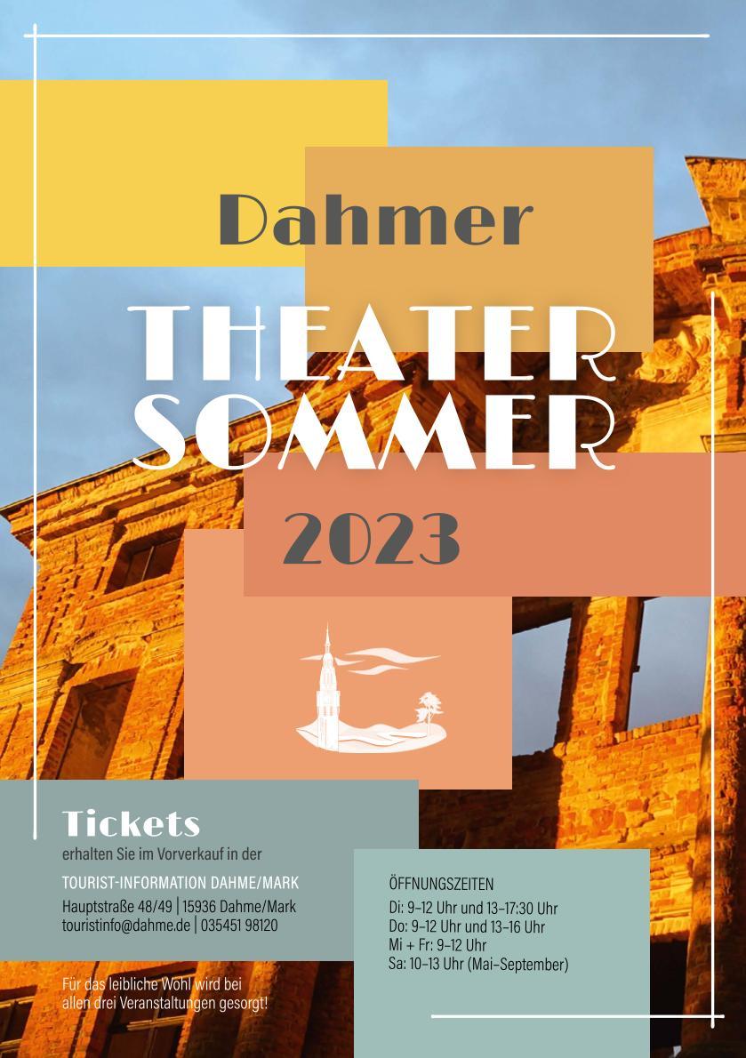 Dahmer Theater Sommer 2023