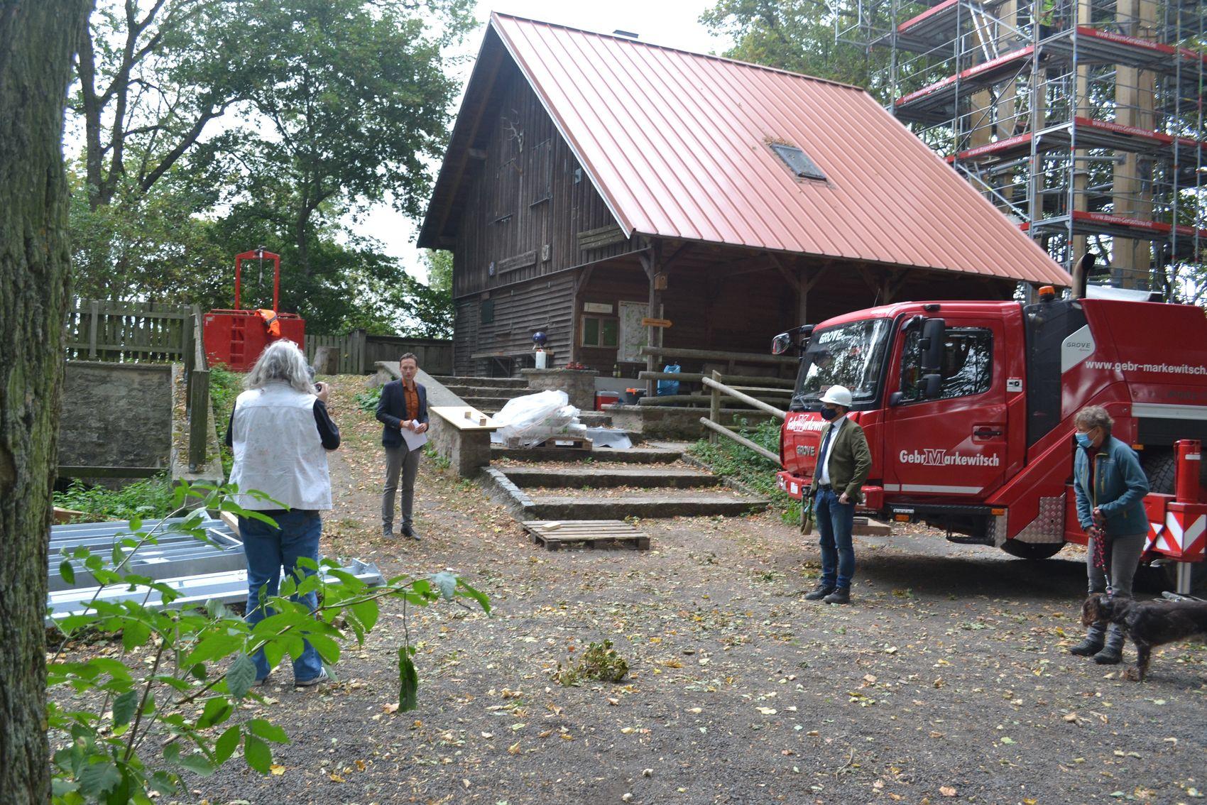 Aufbau Zabelseinturm