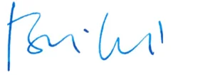 Unterschrift Ministerpräsident Boris Rhein