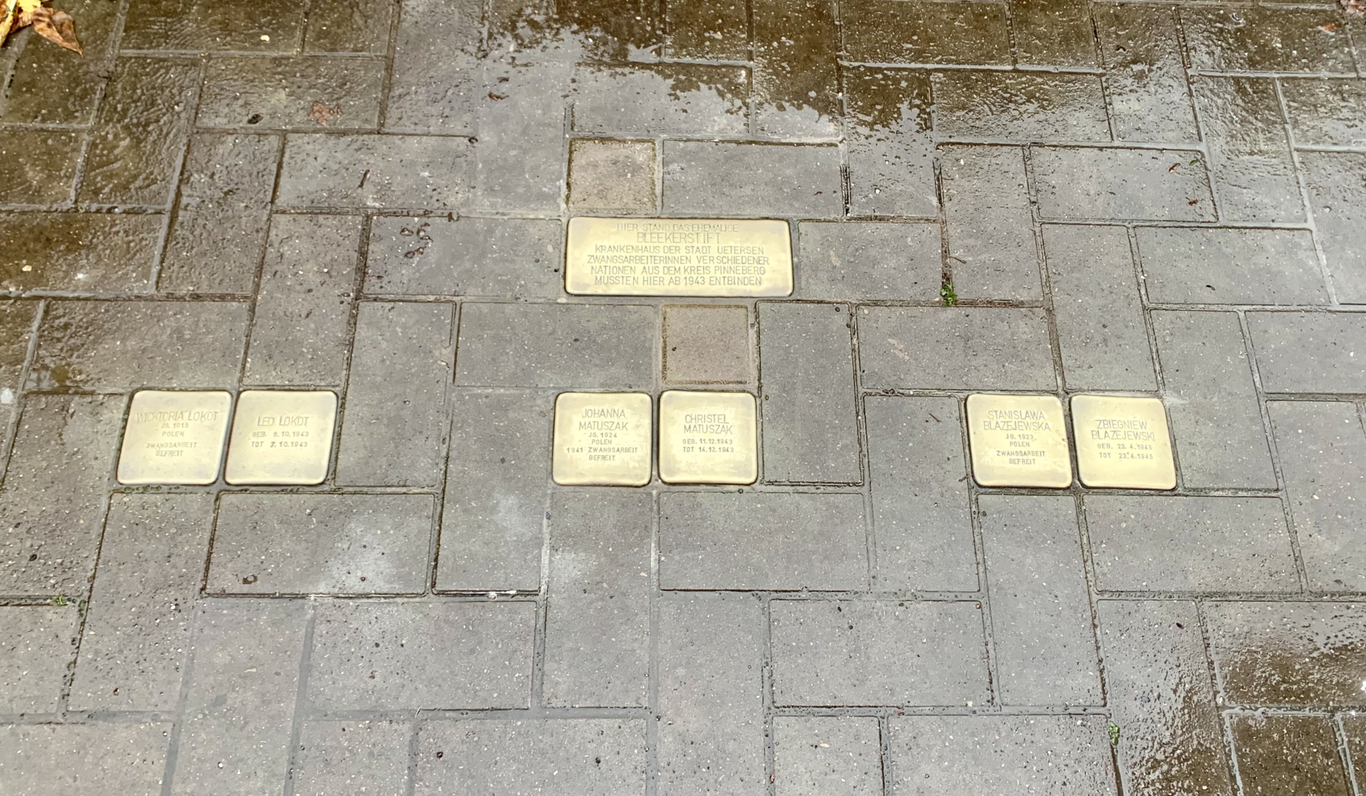 Stolpersteine putzen