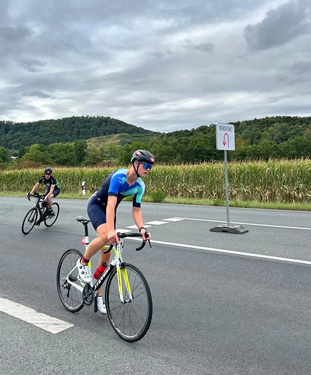 Marc auf dem Rad