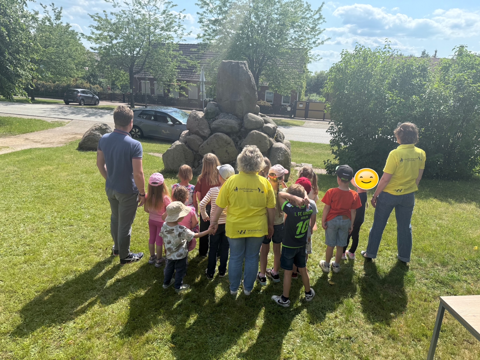 Kinder des Kindergartens in Zernitz