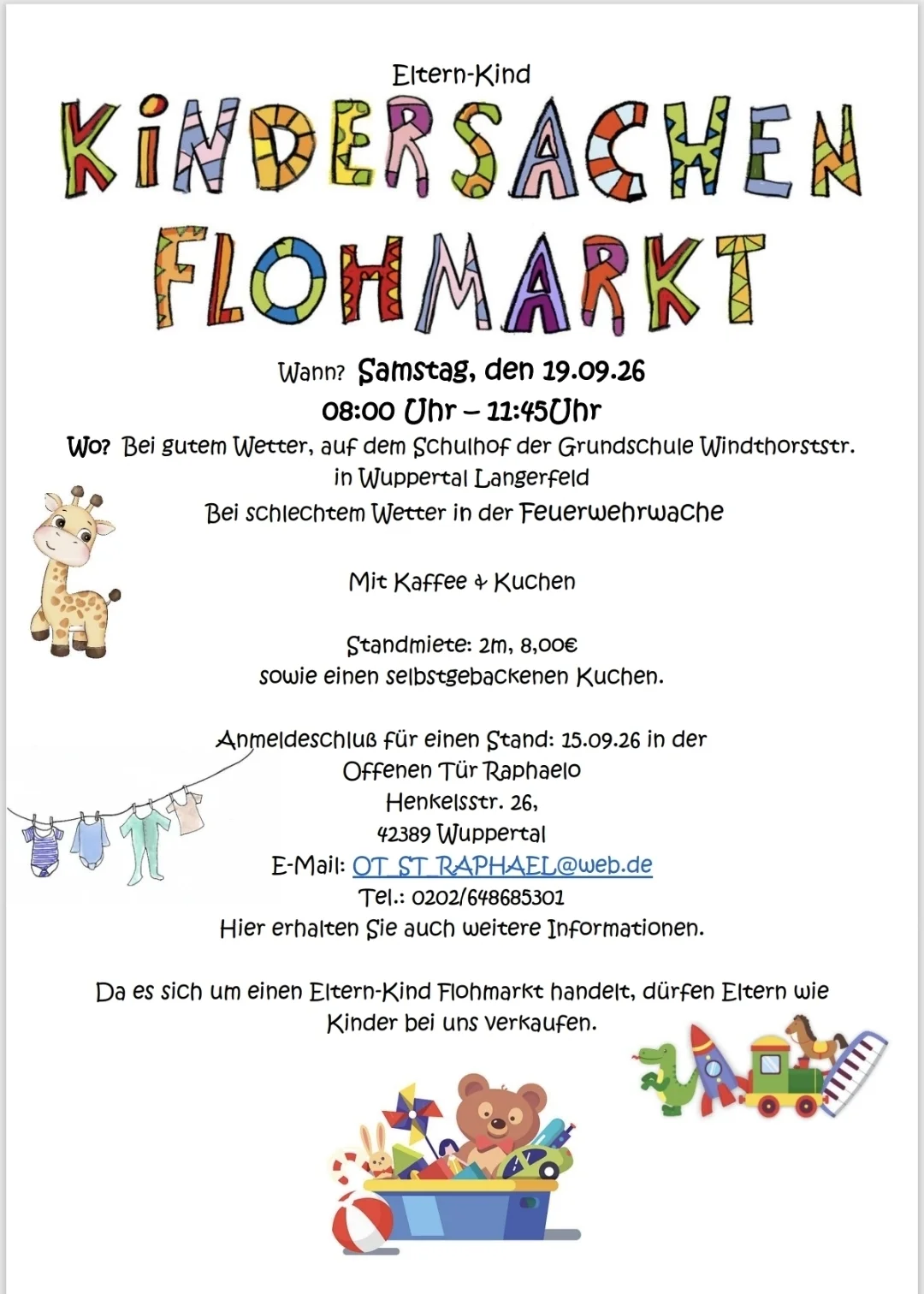 Kindersachen-Flohmarkt