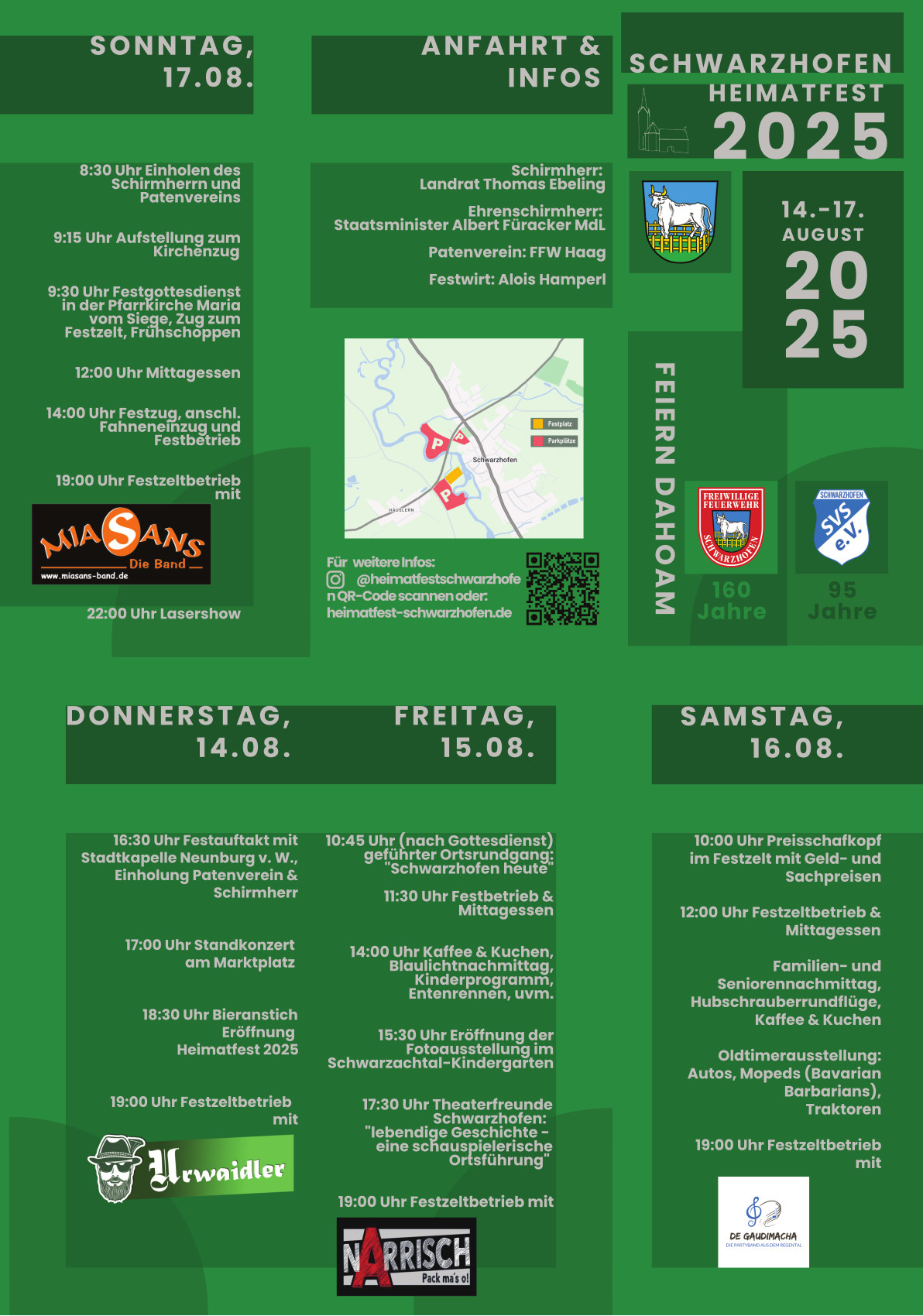 Heimatfest 2025 Programm