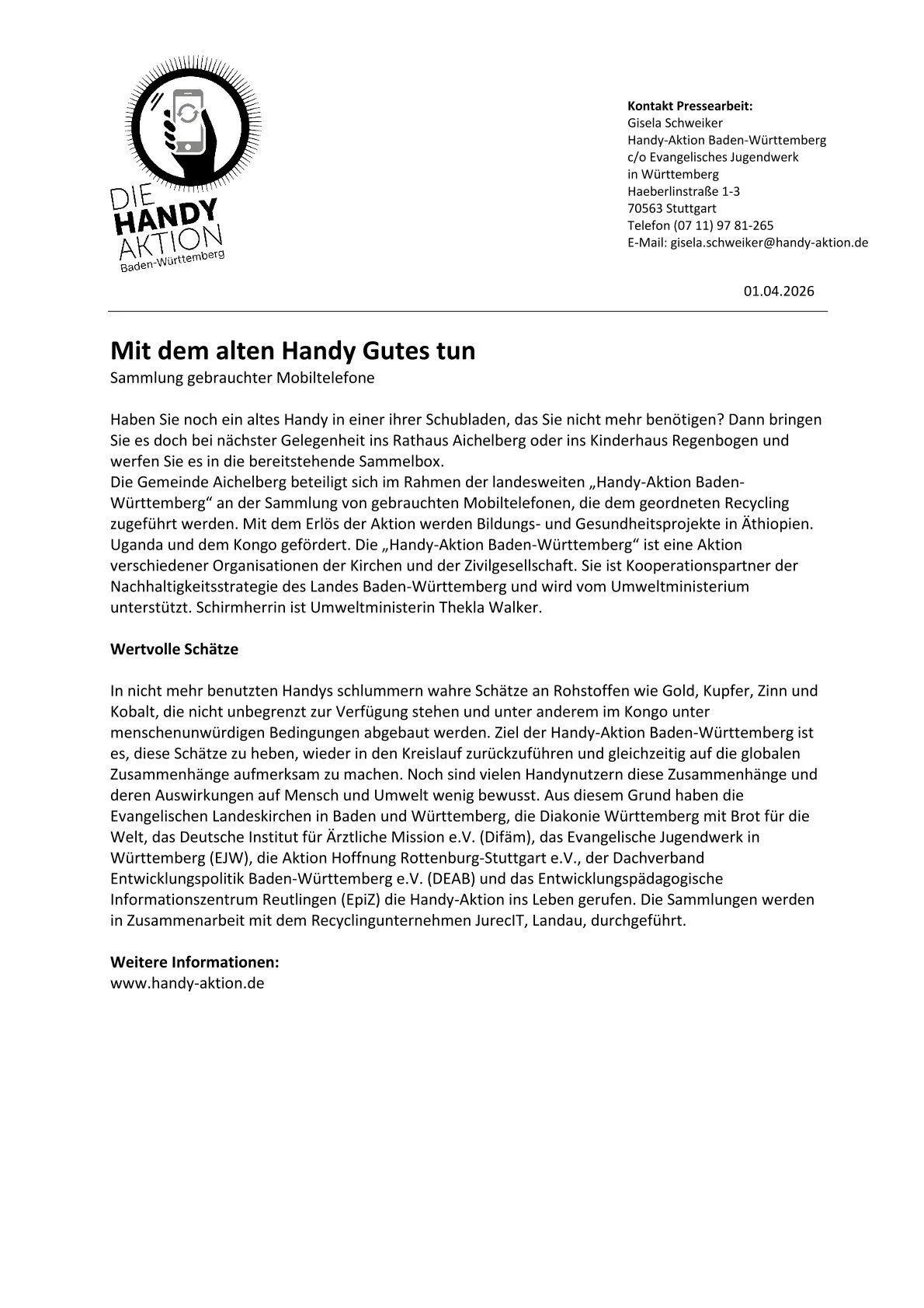 Handyaktion BW