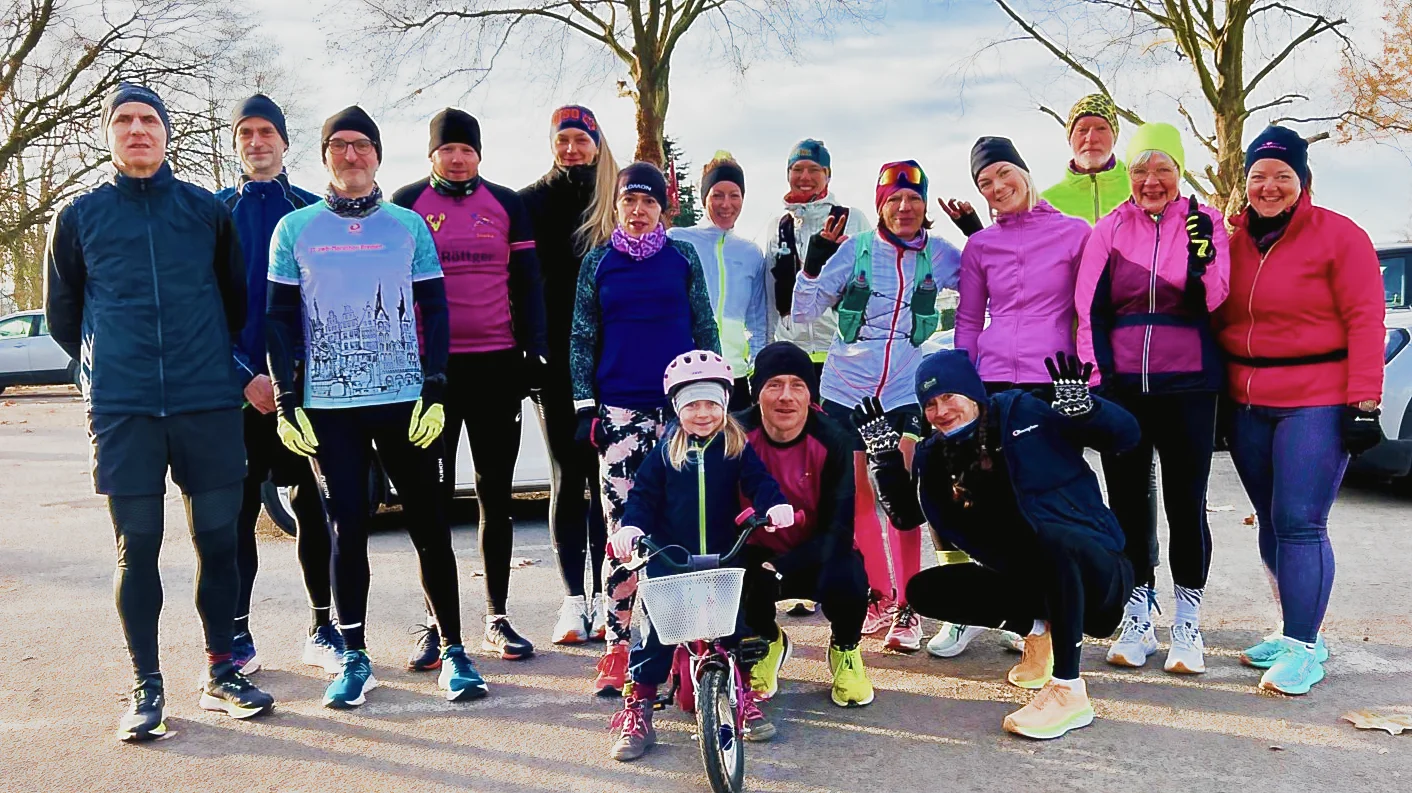 Lauf vor der Feier