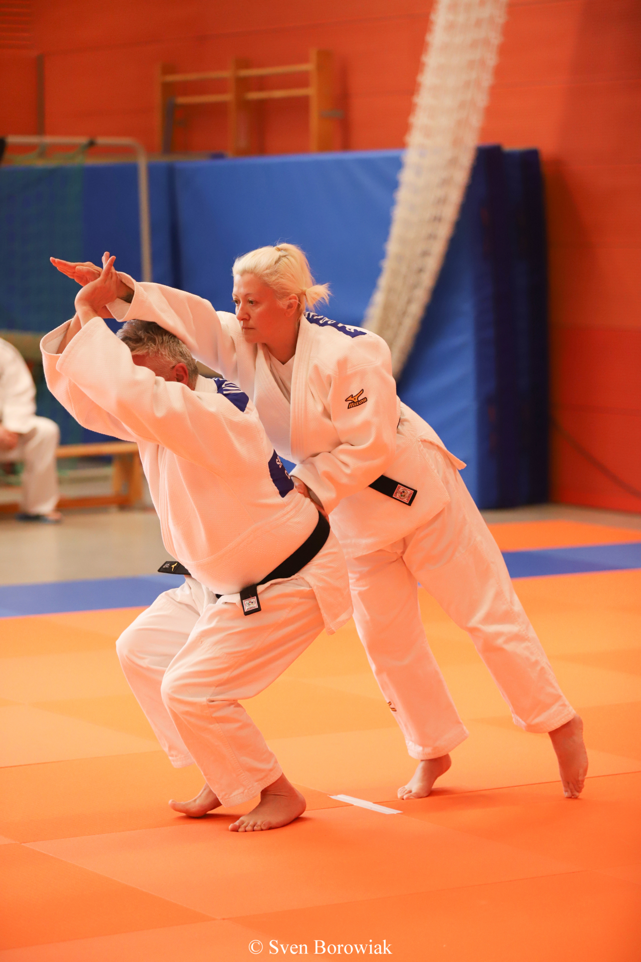 Udo und Sabrina bei der Ju-no-Kata