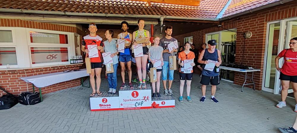 Siegerinnen und Sieger im 6,3 km Jedermannlauf.
