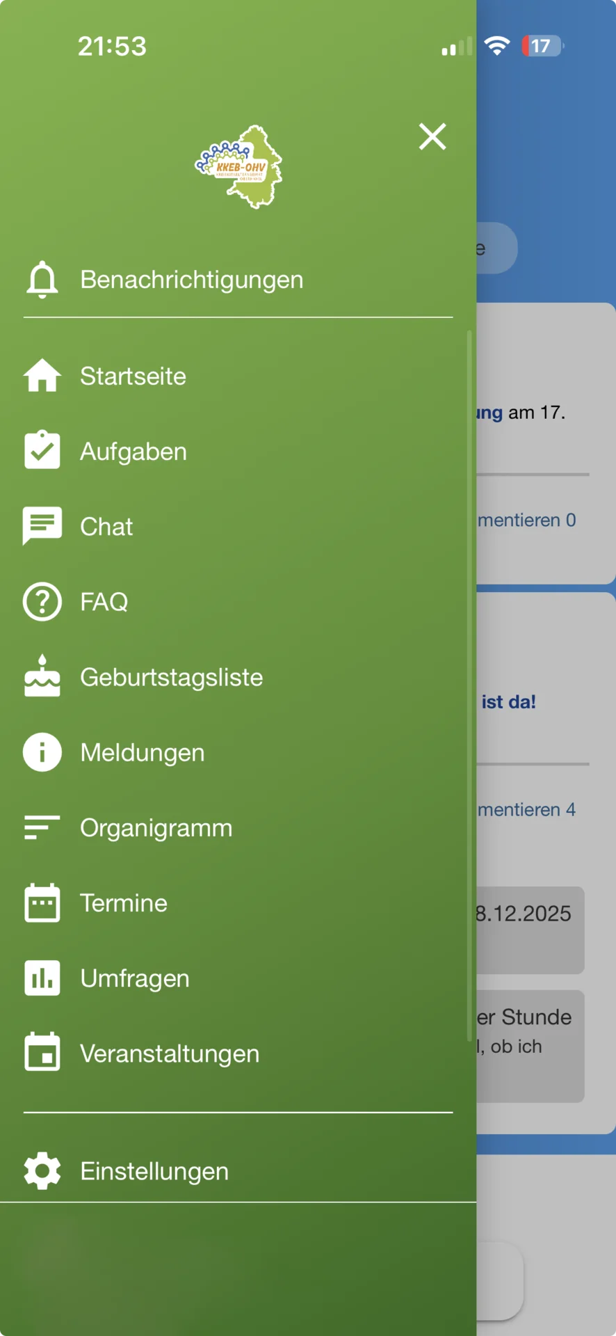 Erfolgreicher Login