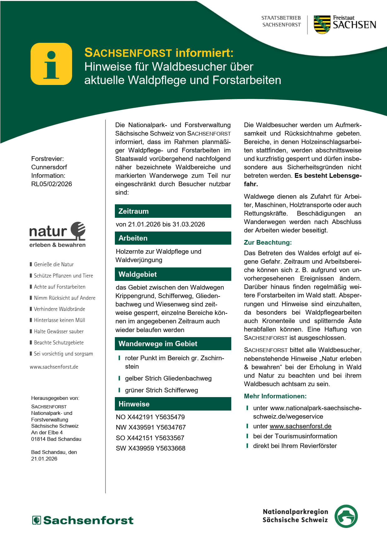 Besucherinformation