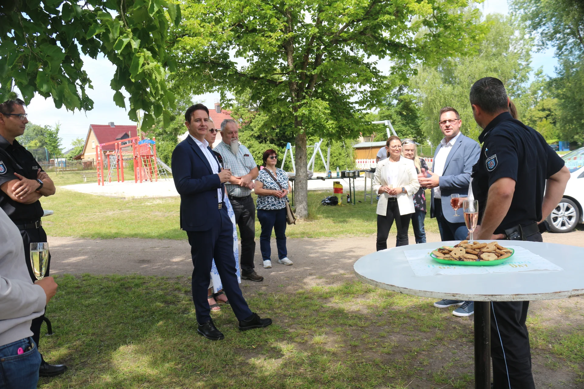 Offizielle Einweihung Verkehrsgarten Wintersdorf