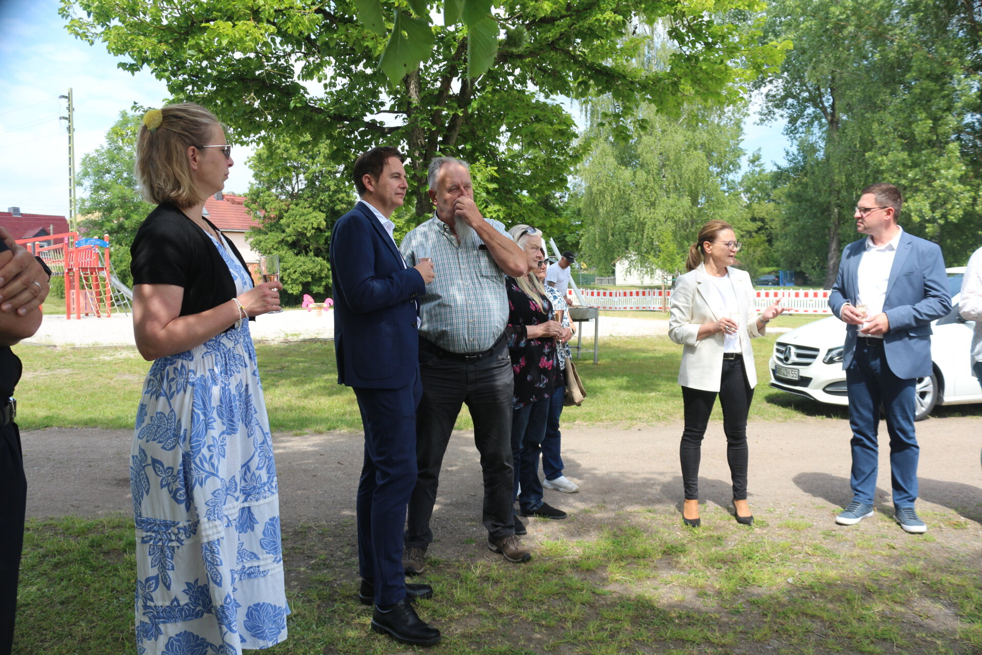 Offizielle Einweihung Verkehrsgarten Wintersdorf