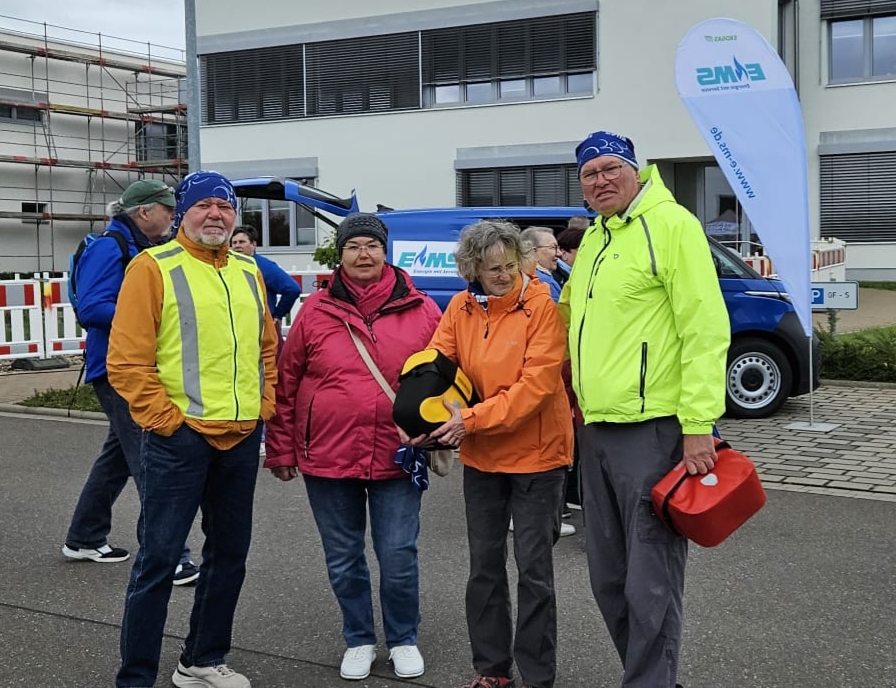 Mit auf Tour sind 2 Ehepaare aus der Partnerstadt NienburgWeser