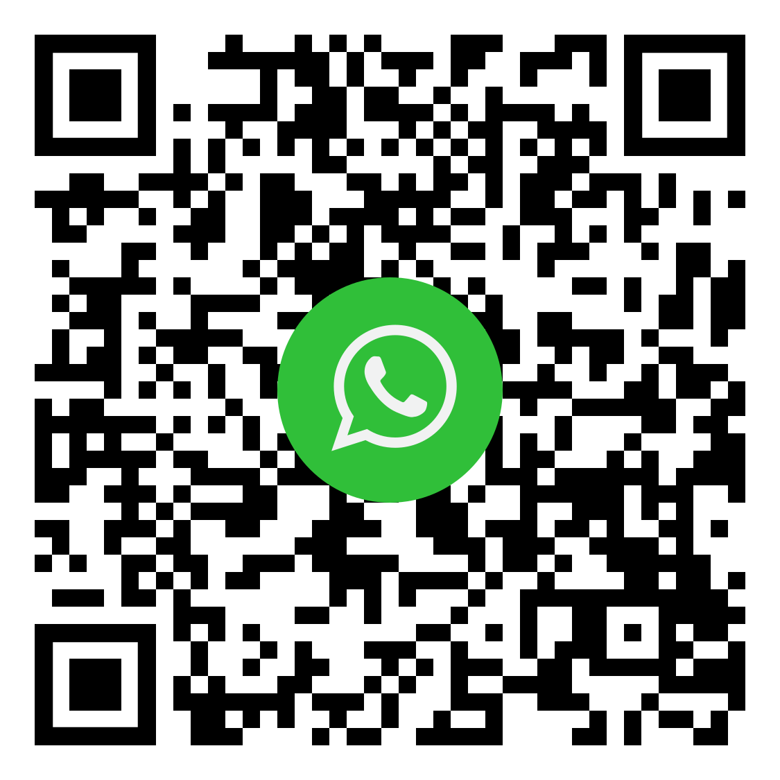 QR-Code WhatsApp Kanal der Kyritzer Bibliothek