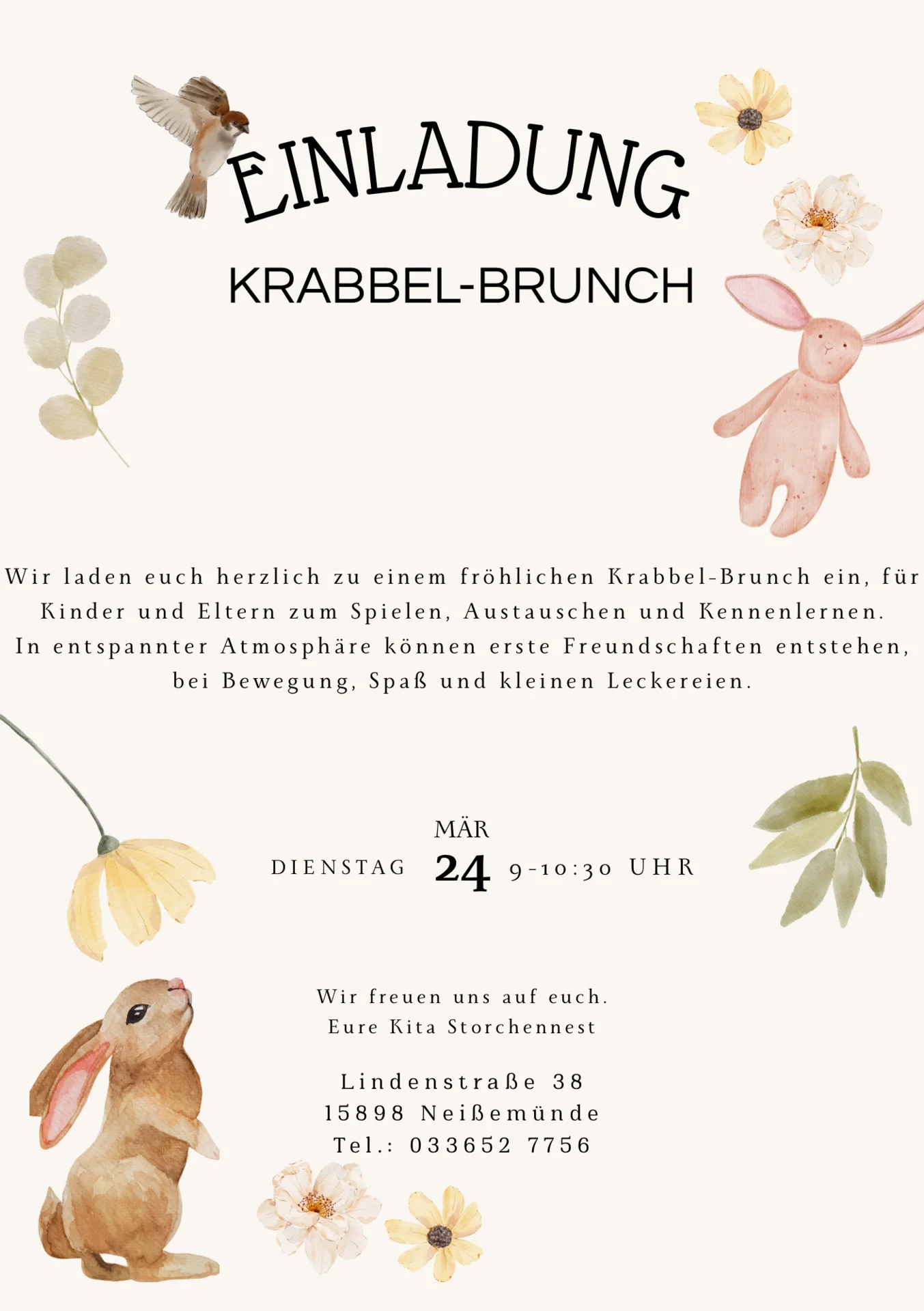 Einladung zum Krabbel-Brunch