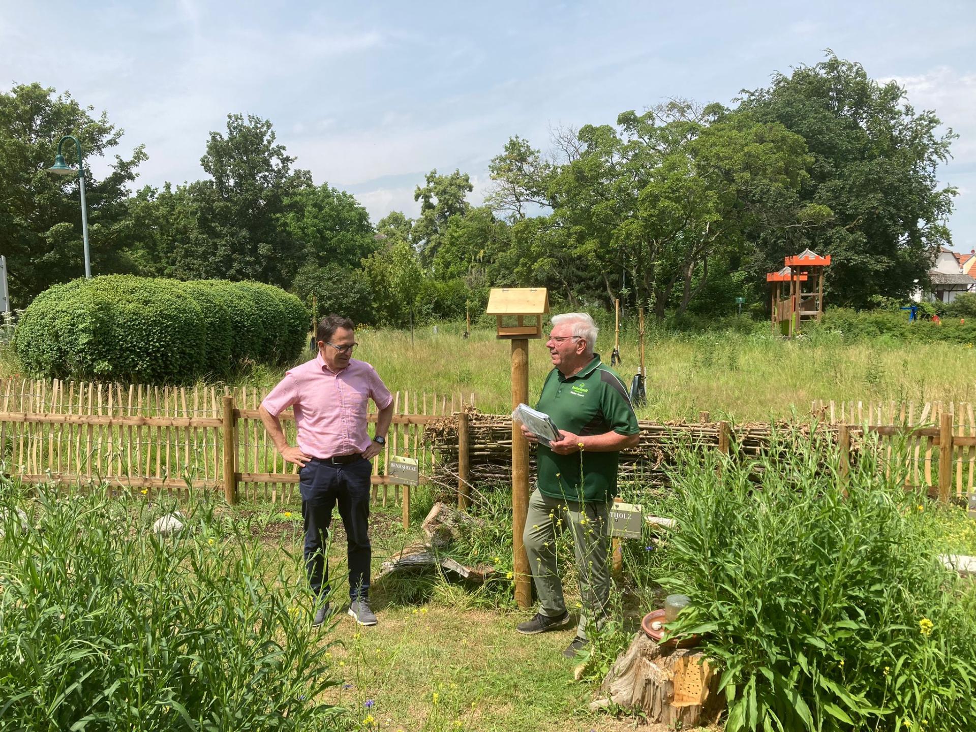 Eröffnung Totholzgarten