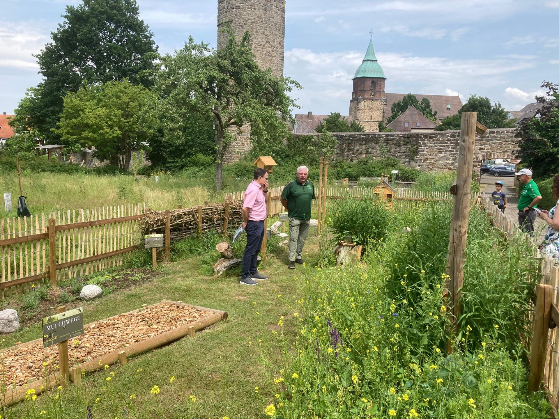 Eröffnung Totholzgarten