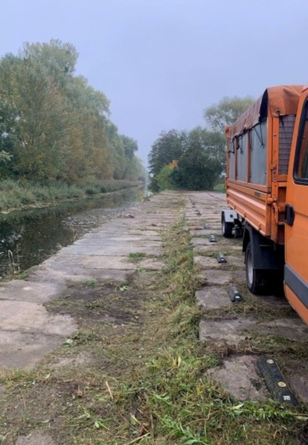 Uferkante Ruppiner Kanal in Blickrichtung Osten; Quelle: Stadt Kremmen, Bauamt, René Sylvester