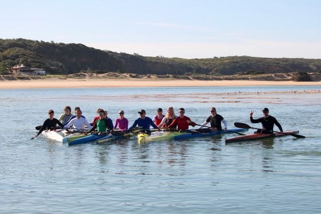 Trainingspause auf dem Wasser