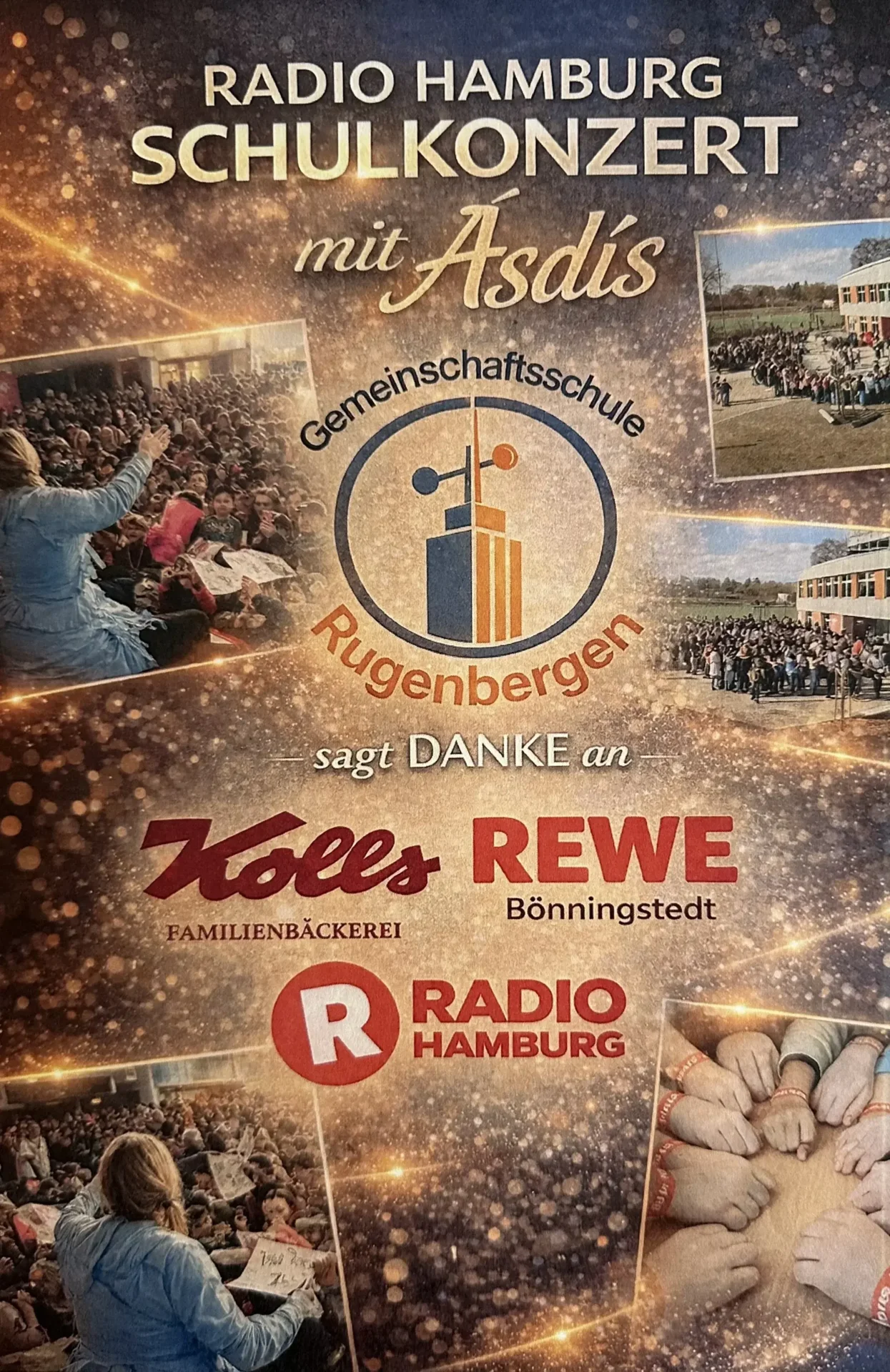 Danke an Kolls, Rewe und Radio Hamburg