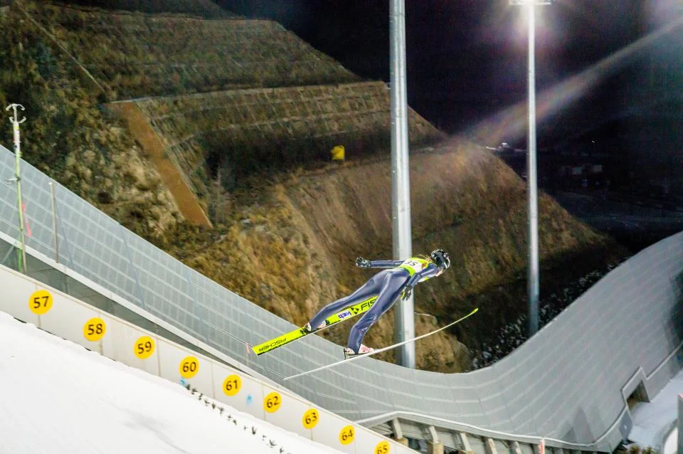 Alvine Holz beim Inter-Continentalcup in Zhangjiakou (CHN)