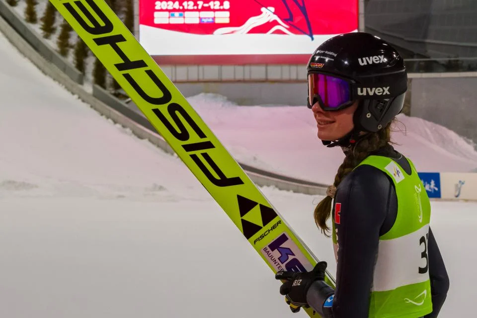 Alvine Holz beim Inter-Continentalcup in Zhangjiakou (CHN)