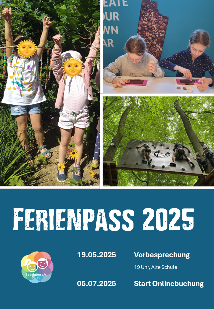 Plakat Ferienpass 2025