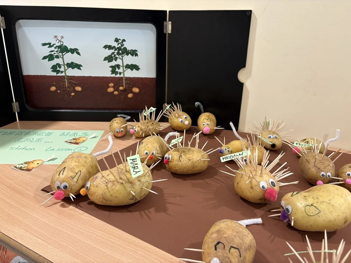 Gebasteltes Kartoffeltier
