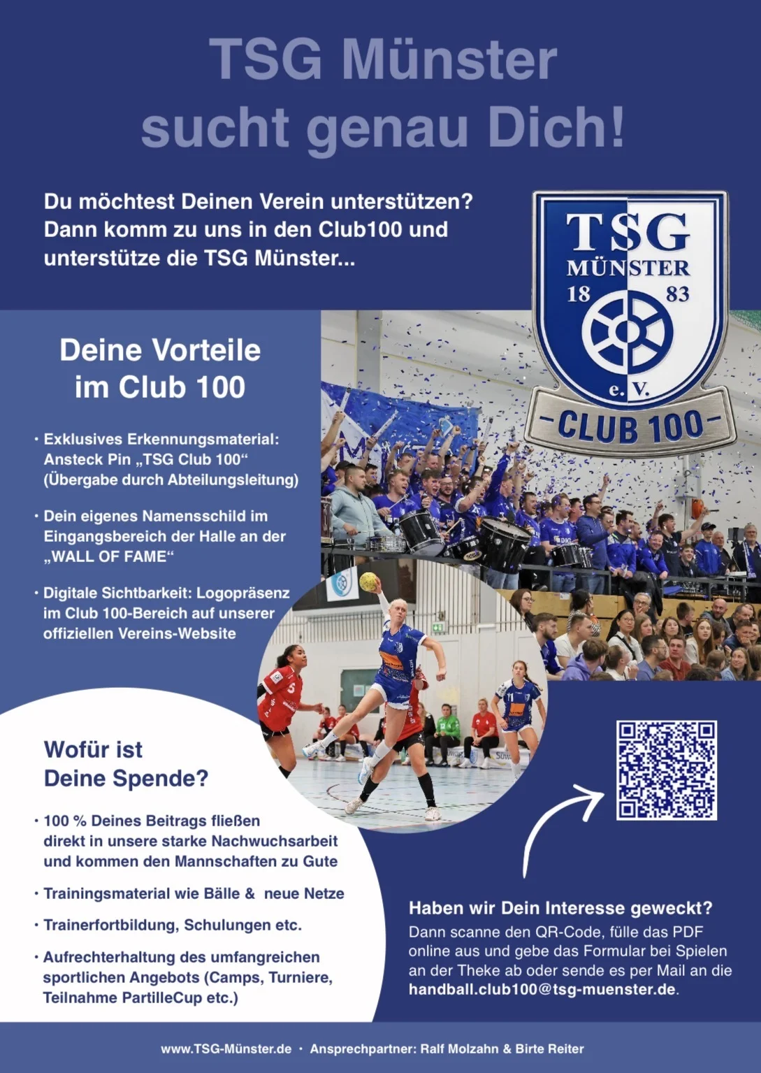 Plakat Club der 100