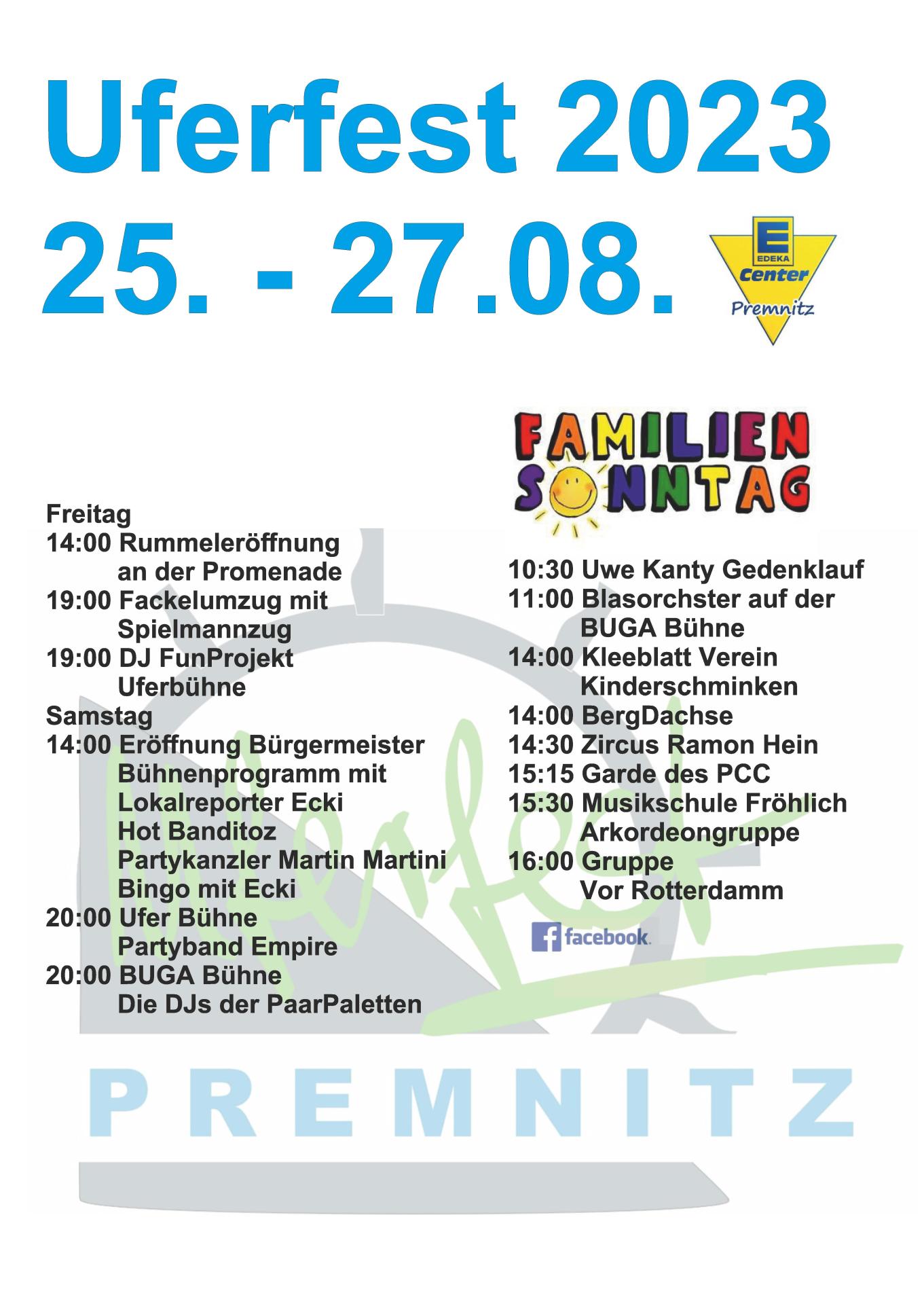 Flyer A1 Uferfest 2023