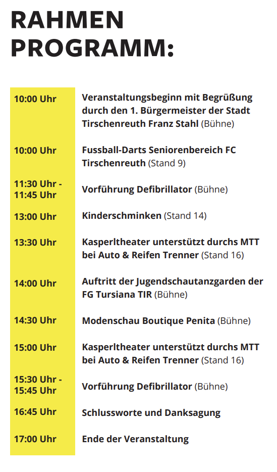 Gewerbeschau Programm 2025