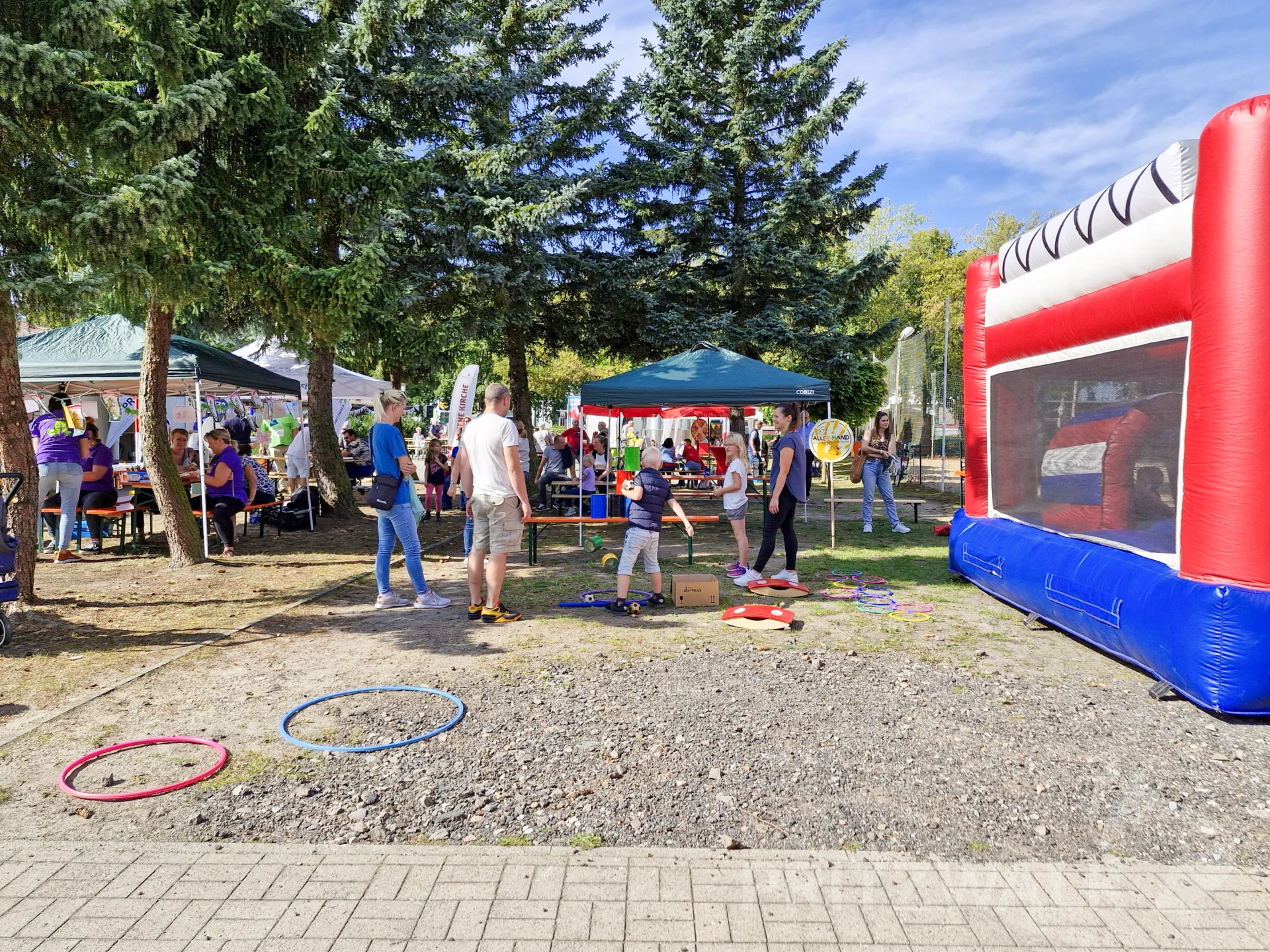 Spiel und Spaß gab es den ganzen Tag über auf dem JFZ-Gelände. Foto: Stadt Pritzwalk