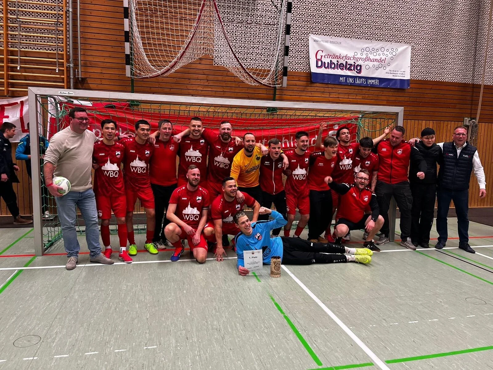 Der VfL Querfurt konnte den Cup der WBQ in diesem Jahr für sich entscheiden und ging als Turniersieger hervor.